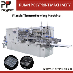 Machine de formage automatique de plaques de repas pour plateaux &agrave; œufs PP/PS/PET/PVC/PLA
